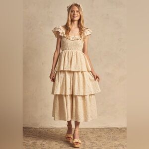 Nora Lee Sienna Dress in Daisy Eyelet